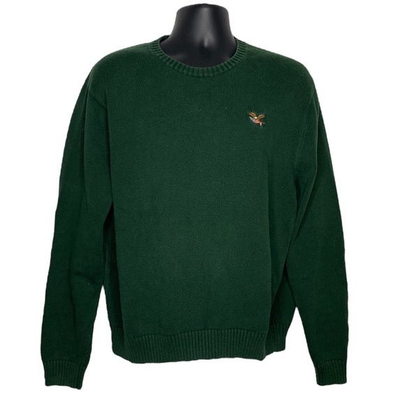 American Living Knit Crewneck Sweater (Size:XXL, Color:Green) - Picture 1 of 3